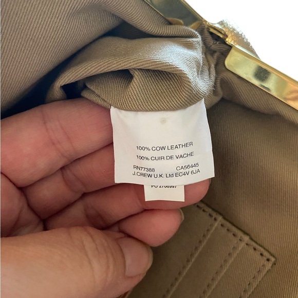 J. Crew Metallic Gold Wristlet - Picture 15 of 16